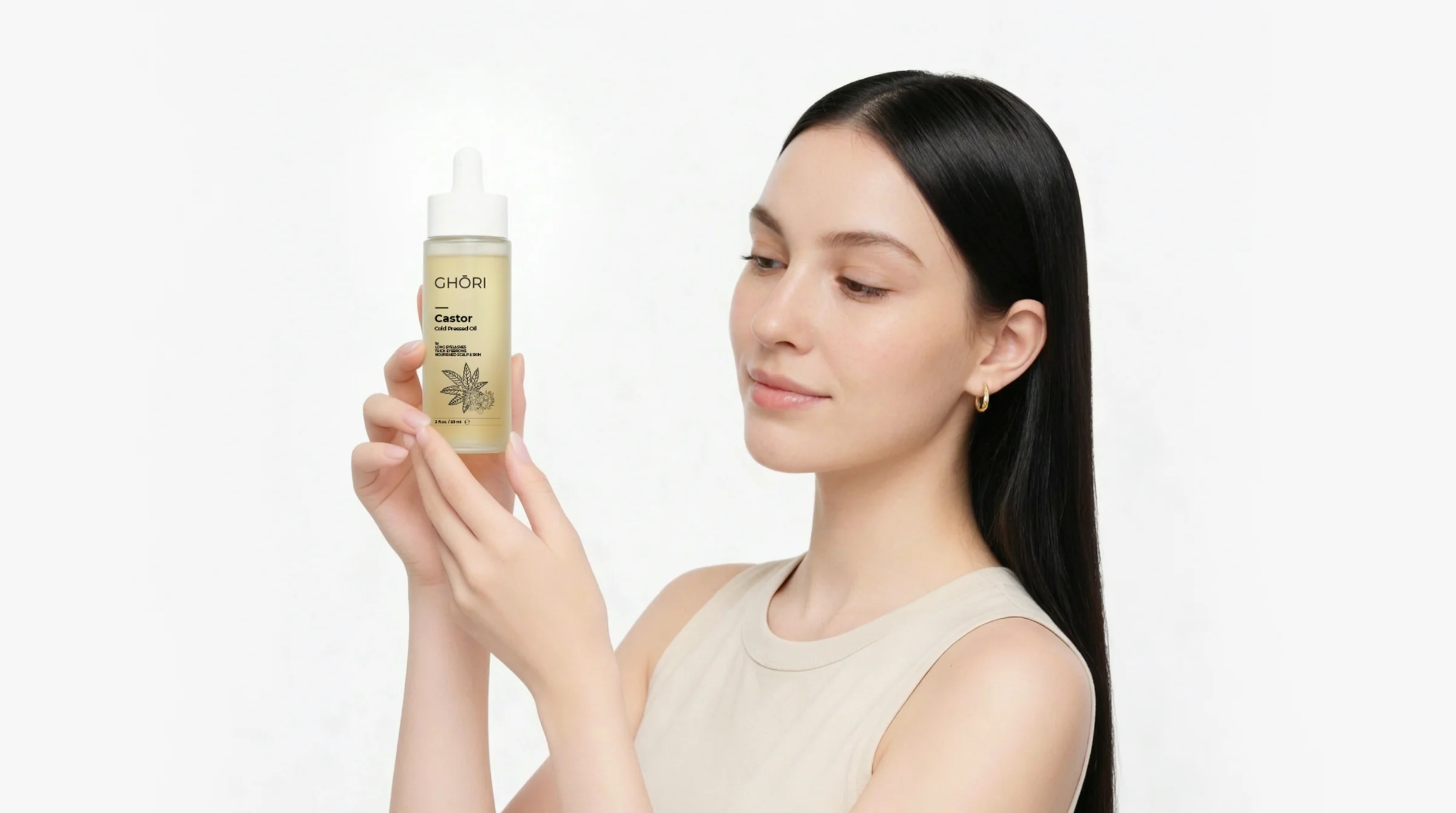 Ghori Premium Cold-Pressed Castor Oil 60 ML — view 3