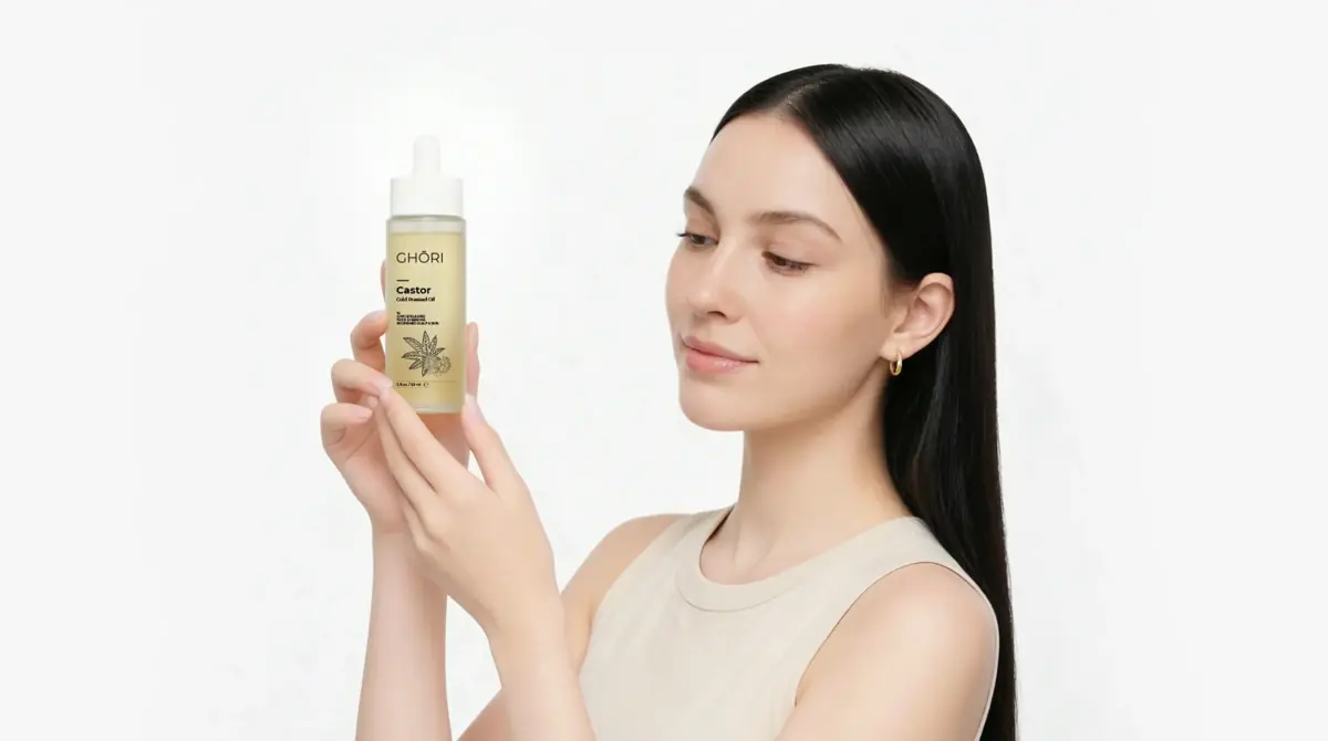 Ghori Premium Cold-Pressed Castor Oil 60 ML — view 3