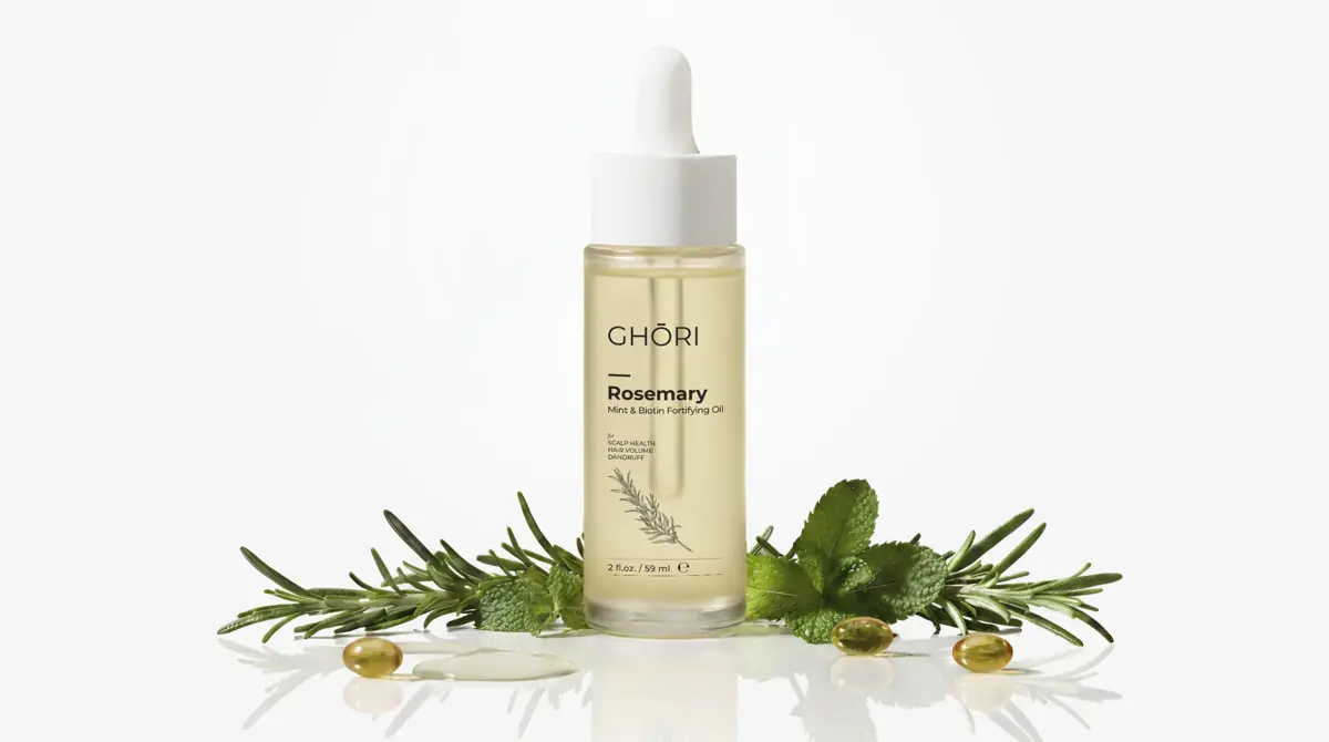 Ghori Rosemary & Biotin Hair Oil with Mint — view 4